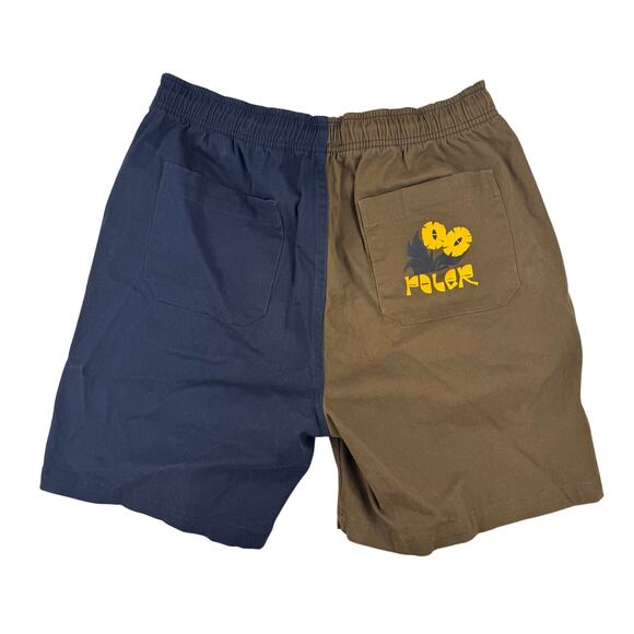 Poler Outdoor Stuff Dusty Shorts Two Toned Colorblock Casual Mens Medium - Picture 2 of 3